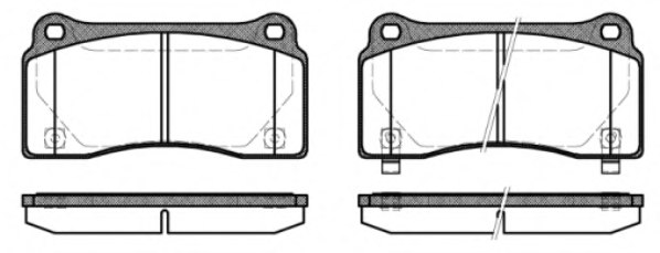 REMSA 0983.30 Brake Pad Set, disc brake